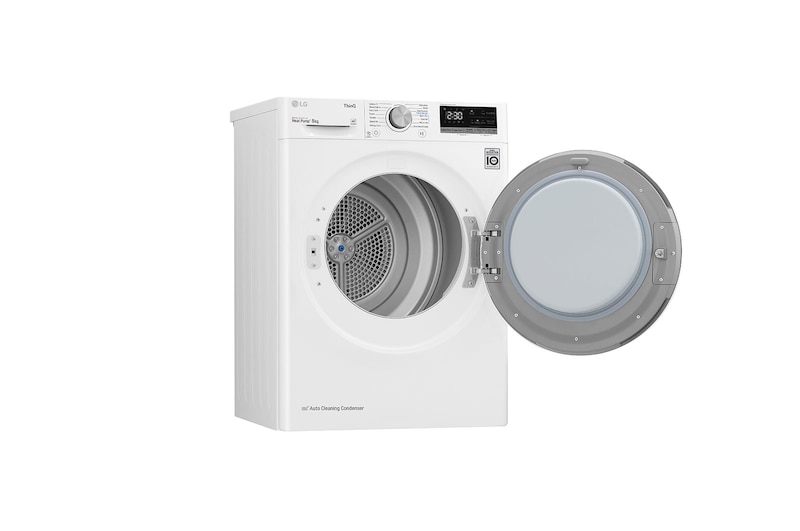 8-kg DUAL Inverter Heat Pump™ -tørretumbler med ™ Eco Hybrid™ og Varmepumpe Teknologi