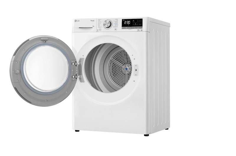 LG 8-kg DUAL Inverter Heat Pump™ -tørretumbler med Eco Hybrid™ og Varmepumpe Teknologi, P0AOTR1W9