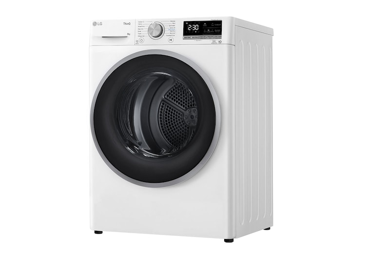 LG 8-kg DUAL Inverter Heat Pump™ -tørretumbler med Eco Hybrid™ og Varmepumpe Teknologi, P0AOTR1W9