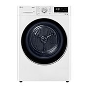 Visning forfra af 8-kg DUAL Inverter Heat Pump™ -tørretumbler med Eco Hybrid™ og Varmepumpe Teknologi, RH80V9AV7N