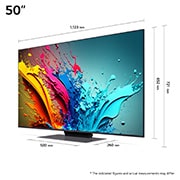 LG 50" QNED AI 86 - 4K Smart TV (2024), 50QNED86T6A