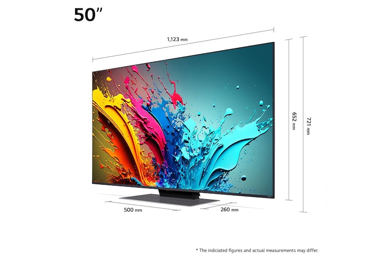 LG 50" QNED AI 87 - 4K Smart TV (2024), 50QNED87T6B