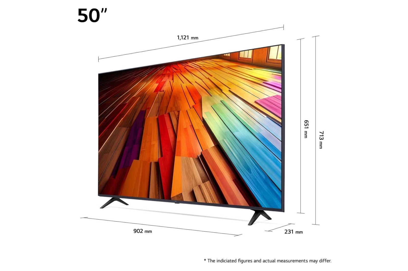 LG 50 tommer LG UHD AI UT80 4K Smart TV 2024, 50UT80006LA