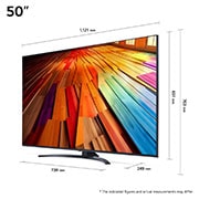 LG 50 tommer LG UHD AI UT81 4K Smart TV 2024, 50UT81006LA