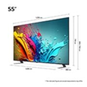 LG 55" QNED AI 85 - 4K Smart TV (2024), 55QNED85T6C