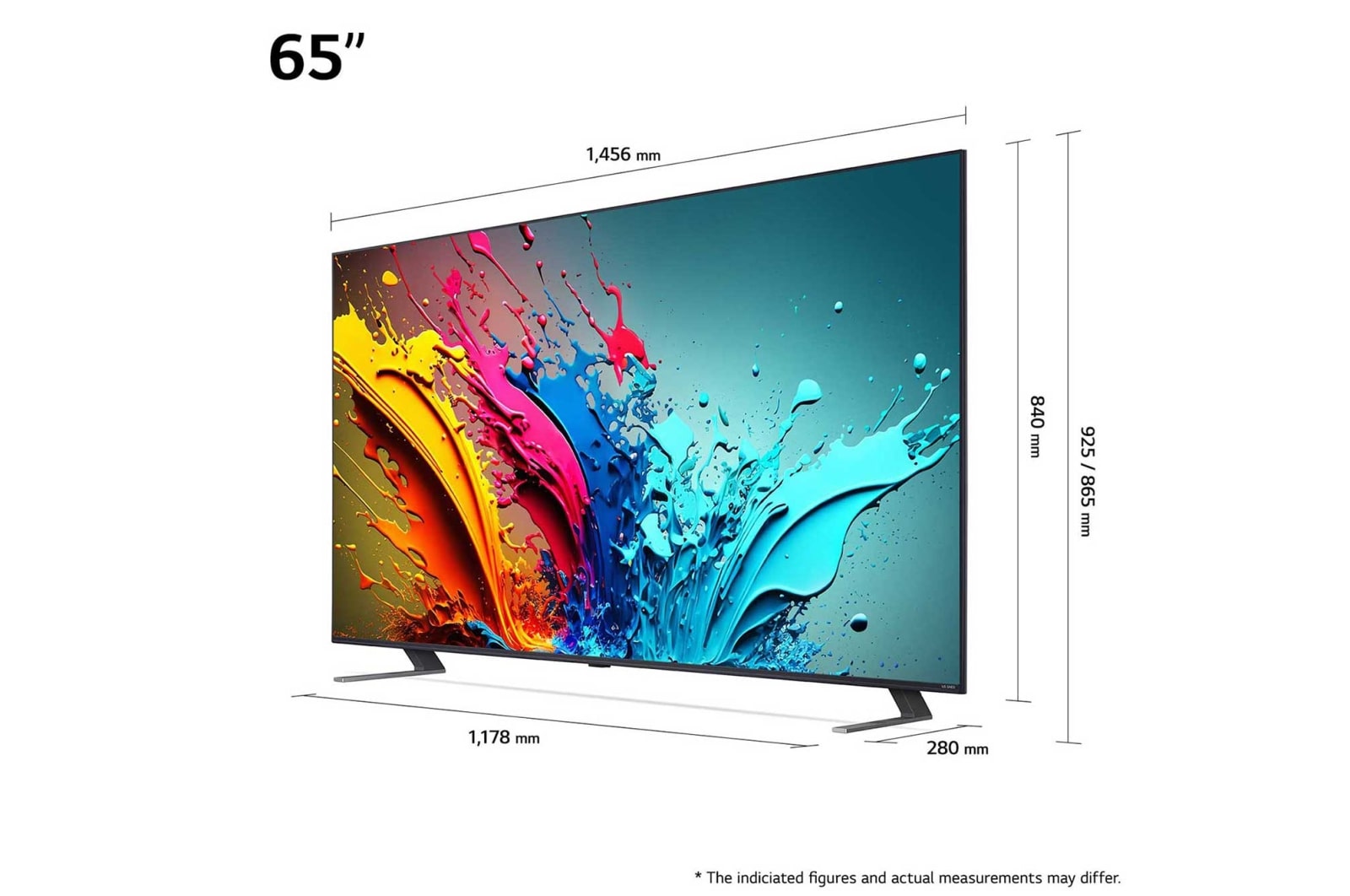 LG 65" QNED AI 85 - 4K Smart TV (2024), 65QNED85T6C