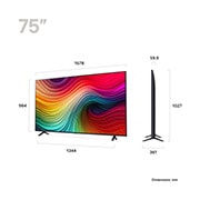 LG 75" NANO 81 - NanoCell AI 4K Smart TV (2024), 75NANO81T6A