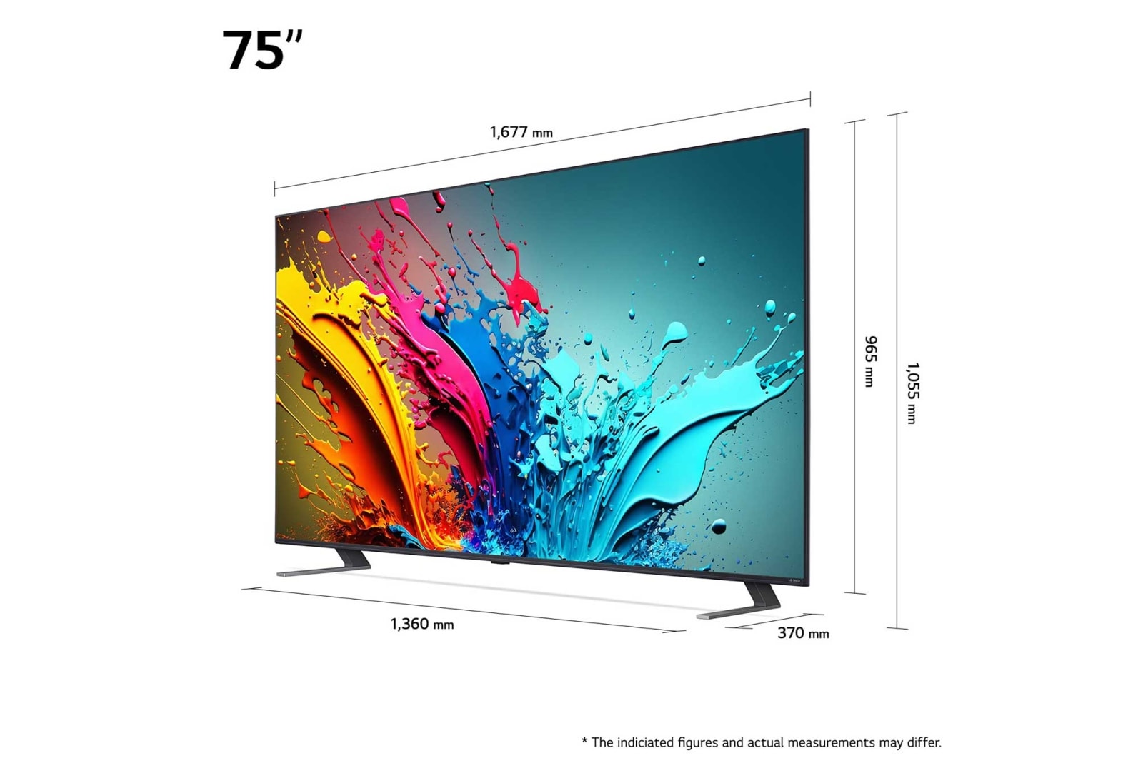 LG 75" QNED AI 85 - 4K Smart TV (2024), 75QNED85T6C