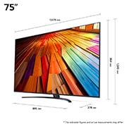 LG 75 tommer LG UHD AI UT81 4K Smart TV 2024, 75UT81006LA