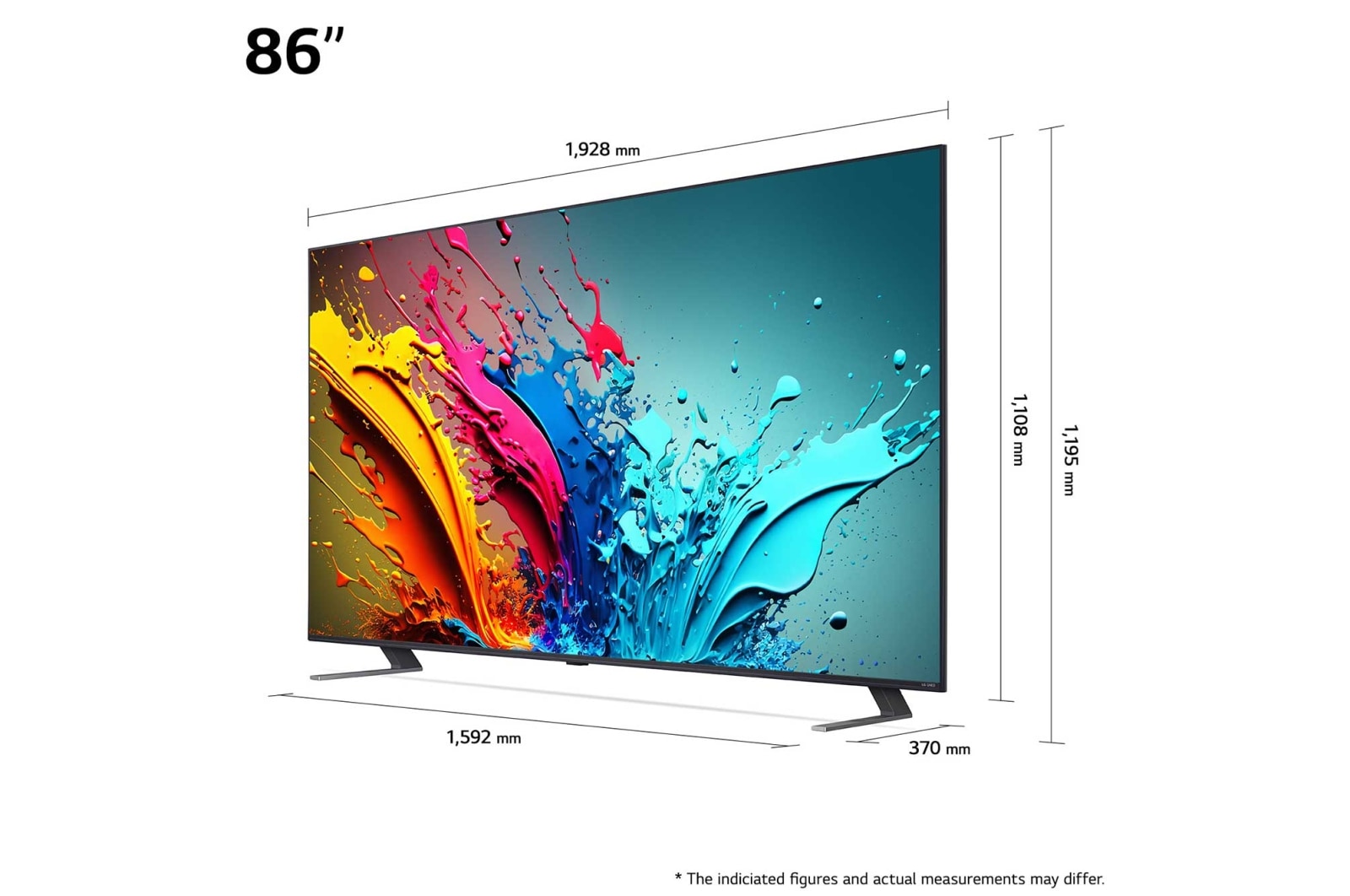 LG 86" QNED AI 85 - 4K Smart TV (2024), 86QNED85T6C