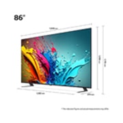 LG 86" QNED AI 85 - 4K Smart TV (2024), 86QNED85T6C