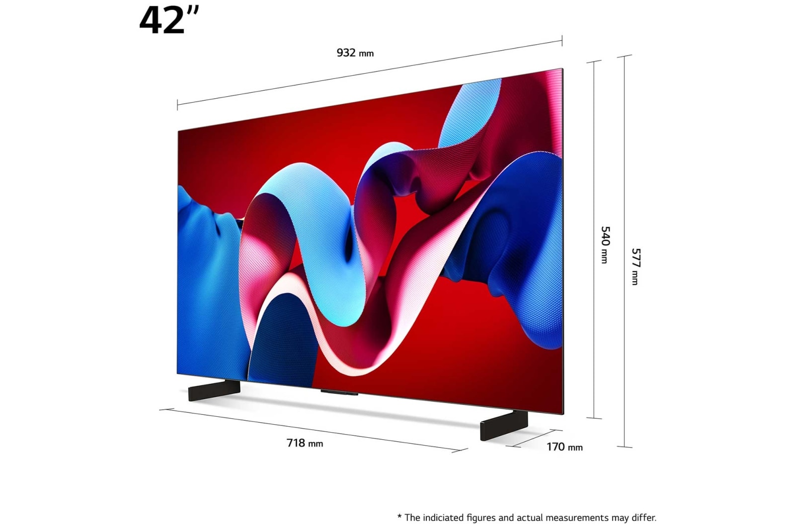 LG 42" OLED evo AI C4 - 4K TV (2024), OLED42C44LA