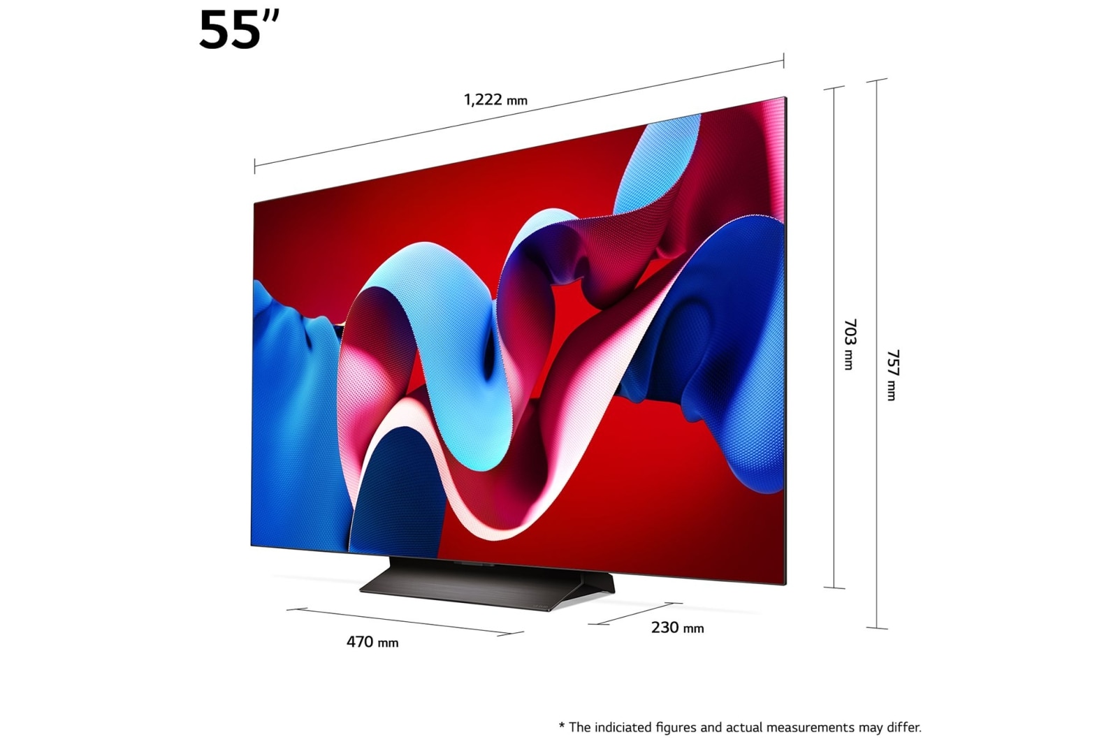 LG 55" OLED evo AI C4 - 4K TV (2024), OLED55C44LA