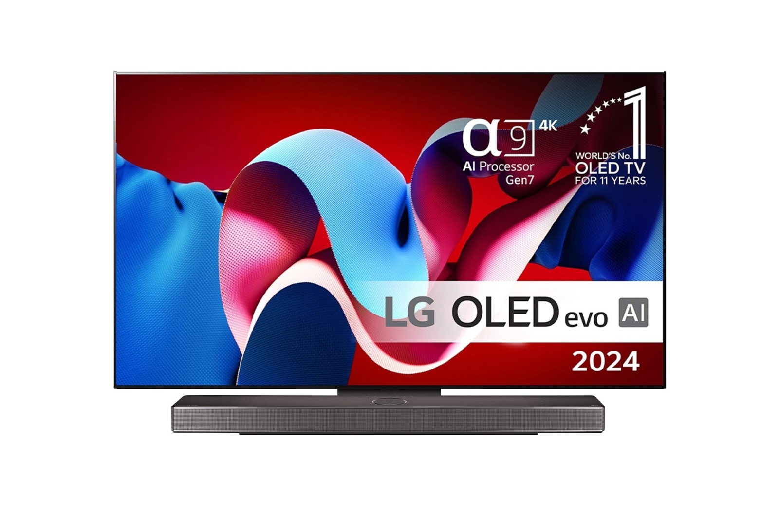 LG 55" OLED evo AI C4 - 4K TV (2024), OLED55C44LA