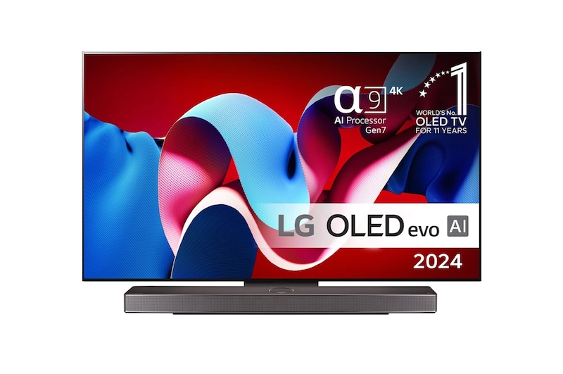 LG 55" OLED evo AI C4 - 4K TV (2024), OLED55C44LA