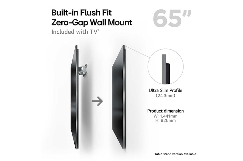 LG 65" OLED evo AI G4 - 4K TV (2024), OLED65G45LW