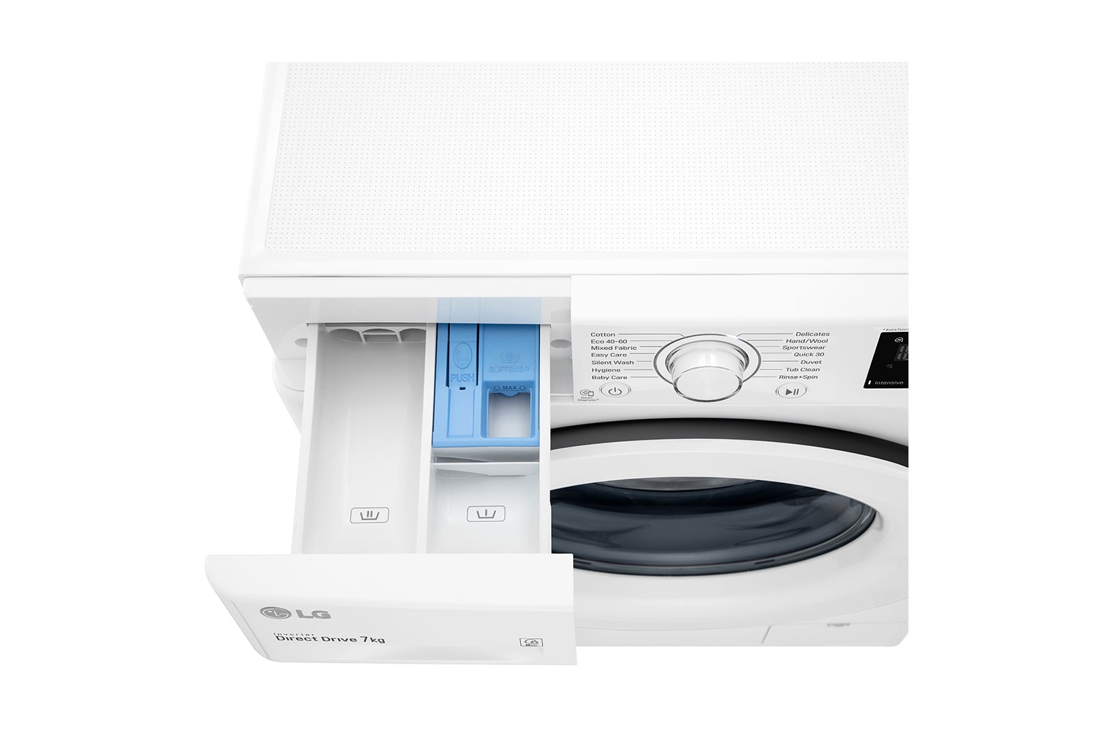 LG 7 kg Vaskemaskine(Hvid) - Energiklasse E, AI DD™, Smart Diagnosis™, F2WP207N0WS