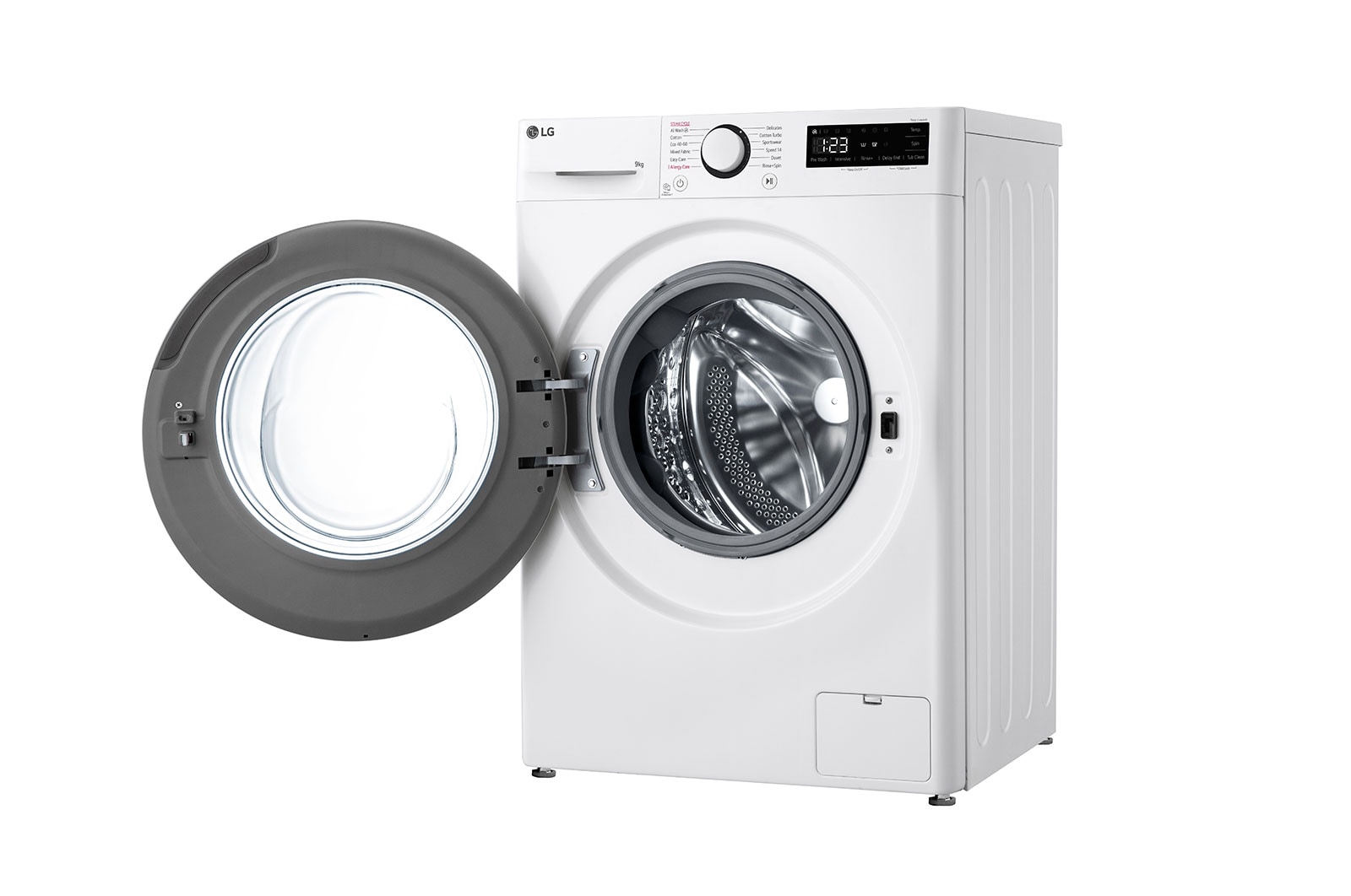 LG Slim 9 kg Vaskemaskin(Hvid) - Steam, Energiklasse A, AI DD™, Smart Diagnosis™, 47,5cm dybde, F2Y5FYP6W