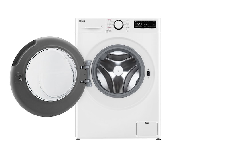 LG Slim 9 kg Vaskemaskin(Hvid) - Steam, Energiklasse A, AI DD™, Smart Diagnosis™, 47,5cm dybde, F2Y5FYP6W