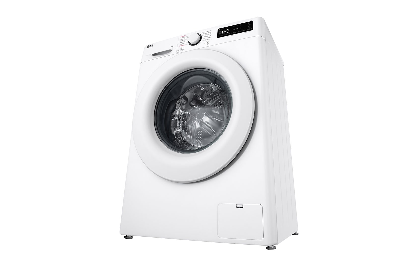 LG Slim 8 kg Vaskemaskin(Hvid) - Steam, Energiklasse A, AI DD™,  Smart Diagnosis™, 47,5cm dybde, F2Y5PYP3W