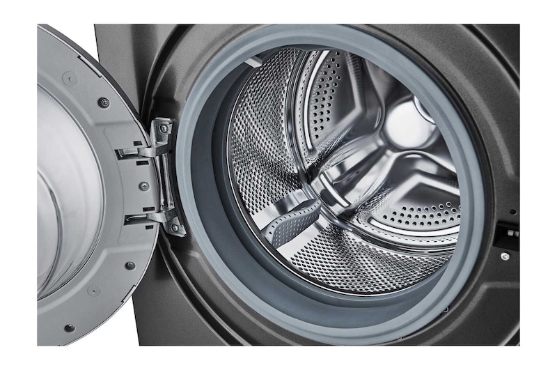 LG 9kg Vaskemaskin(Sort), Energiklasse A, Steam™, F4T2VYM1S