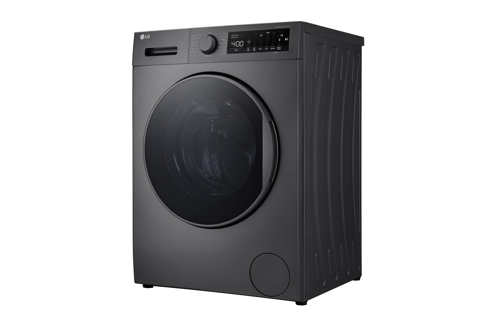 LG 9kg Vaskemaskin(Sort), Energiklasse A, Steam™, F4T2VYM1S