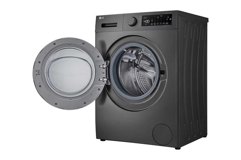 LG 9kg Vaskemaskin(Sort), Energiklasse A, Steam™, F4T2VYM1S