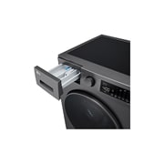 LG 9kg Vaskemaskin(Sort), Energiklasse A, Steam™, F4T2VYM1S