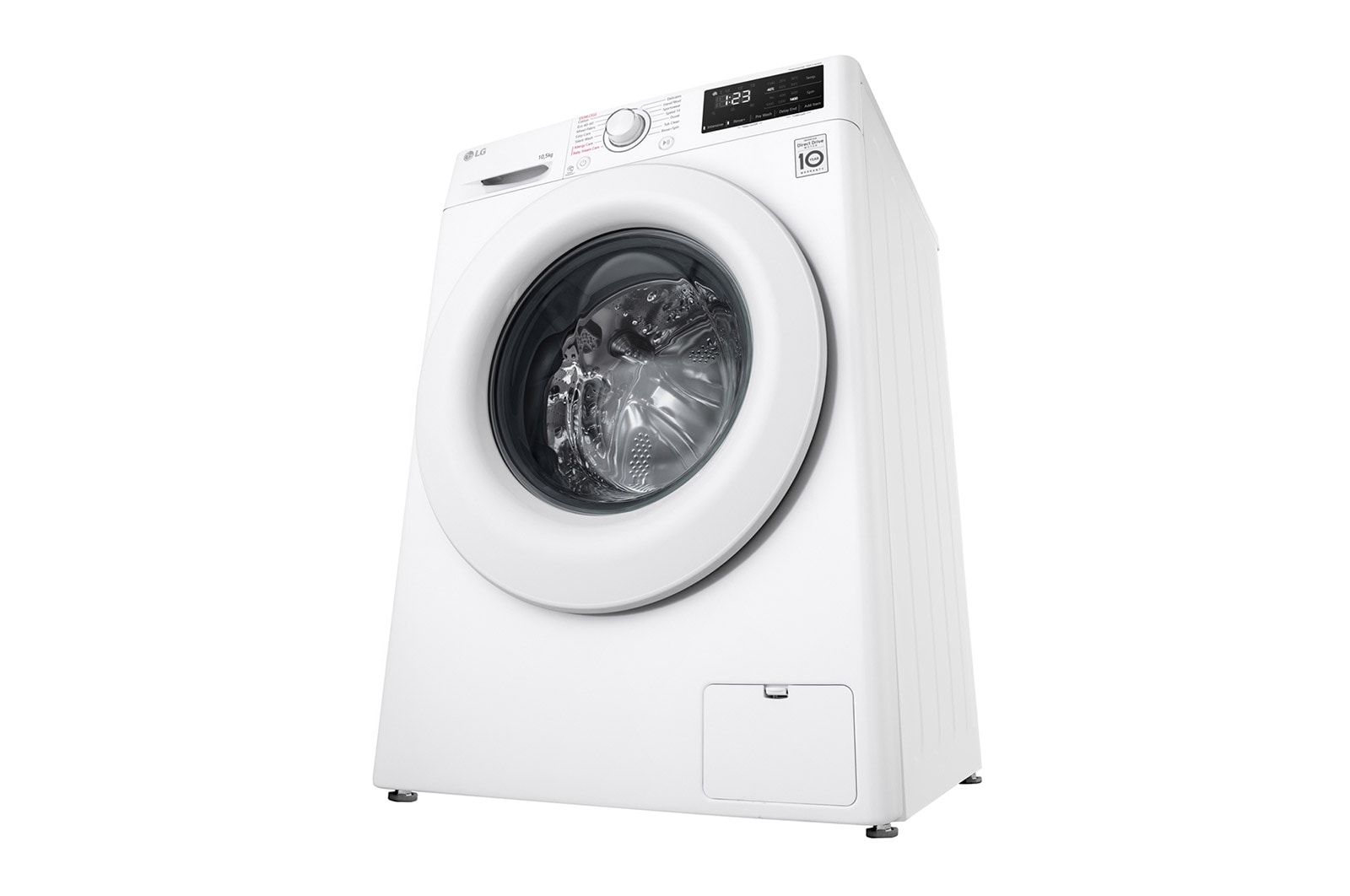 LG 10.5 kg Vaskemaskin(Hvit) - Energiklasse B, AI DD™, Steam™, Smart Diagnosis, F4WV210S0W