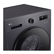 LG 8 kg Vaskemaskin(Sort) - Steam, Energiklasse A, 6 Motion DD, Smart Diagnosis™ med Wi-Fi, F4X1008NMB