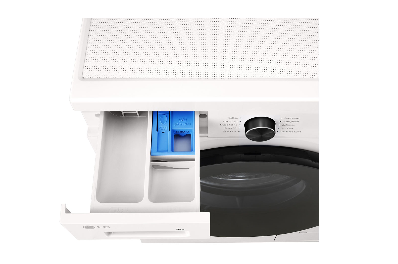 LG 9 kg Vaskemaskin(Hvid)- Steam, Energiklasse A, 6 Motion DD, Smart Diagnosis™ med Wi-Fi, F4X1009NWB