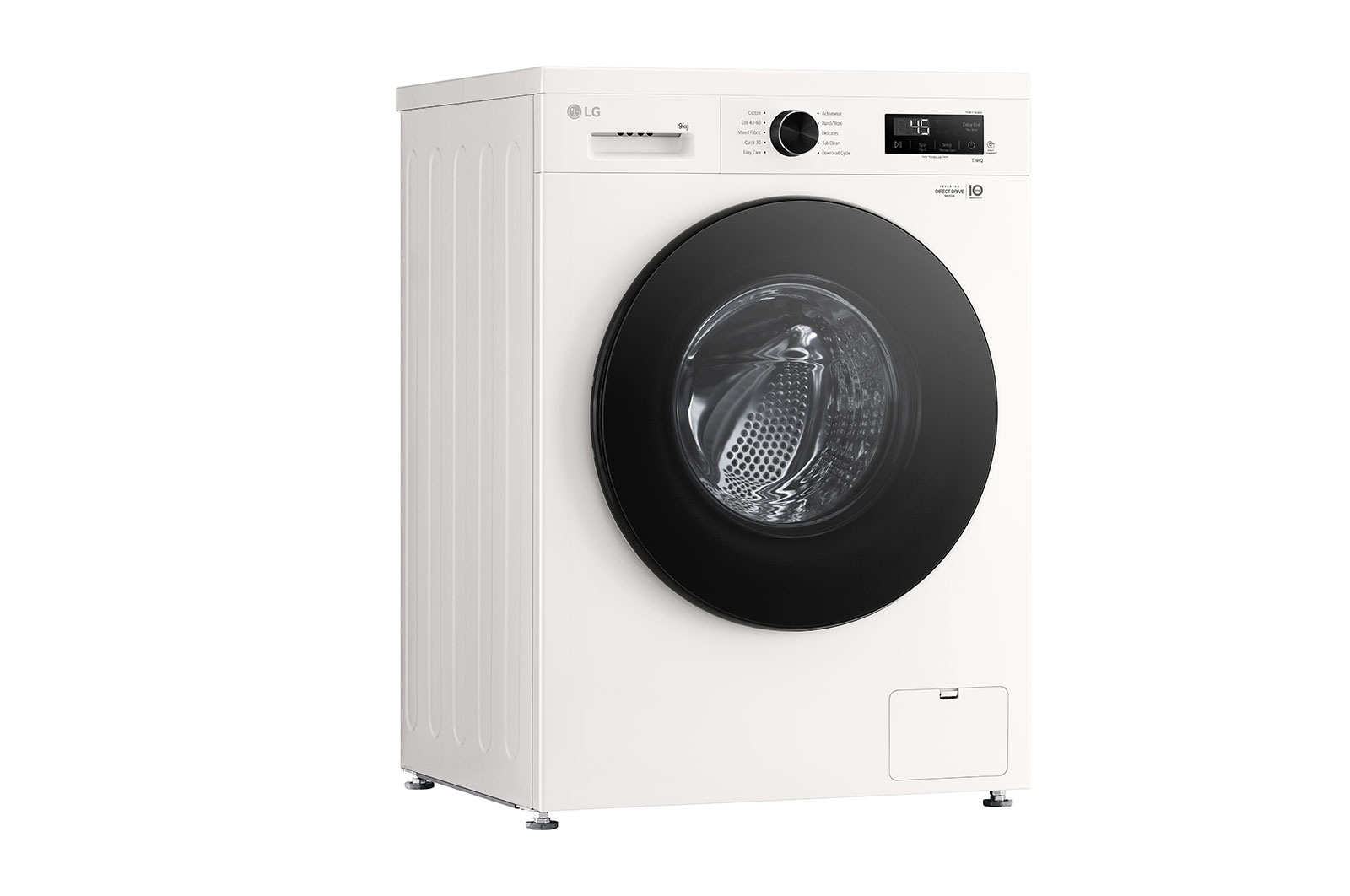 LG 9 kg Vaskemaskin(Hvid)- Steam, Energiklasse A, 6 Motion DD, Smart Diagnosis™ med Wi-Fi, F4X1009NWB