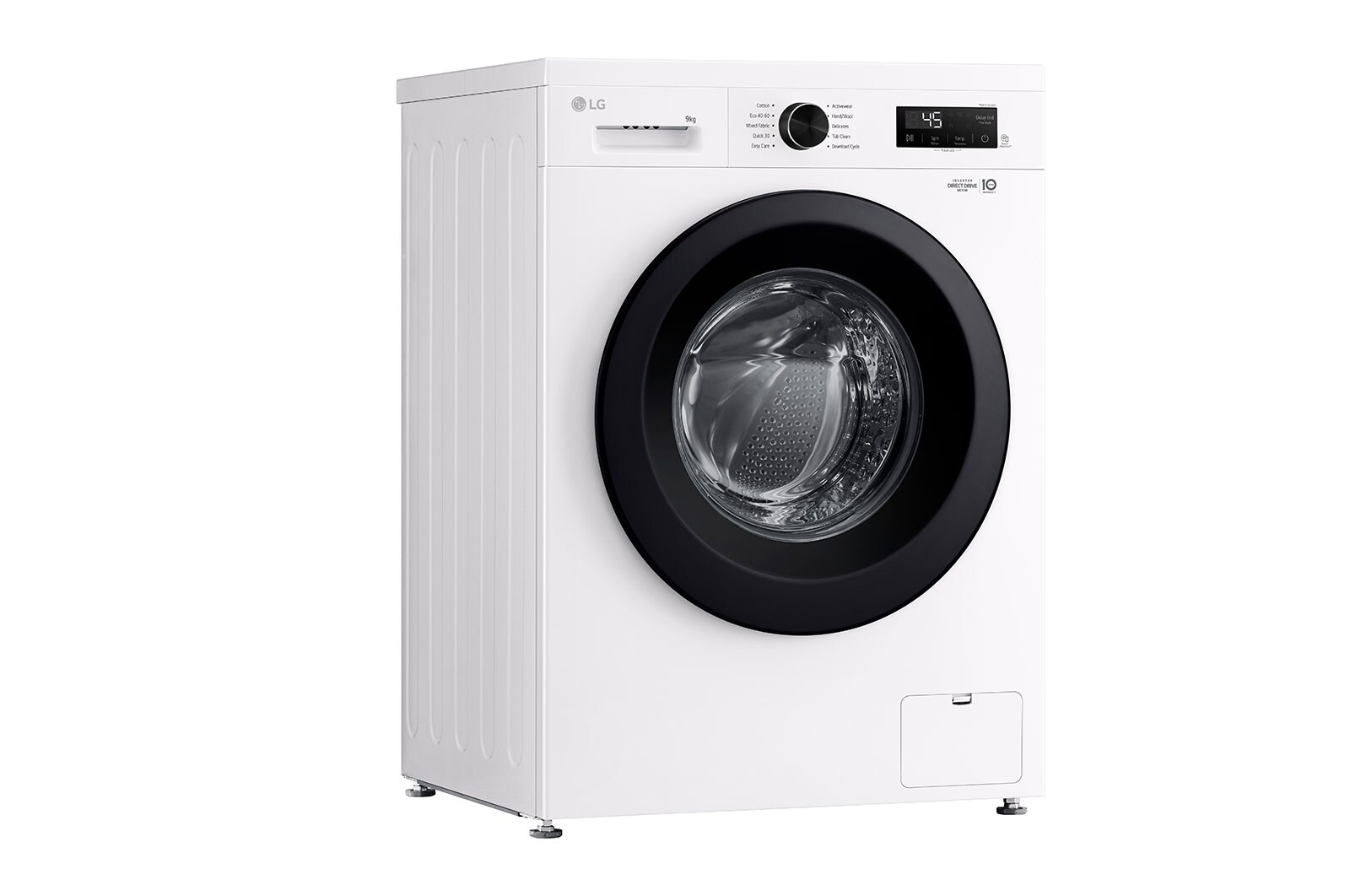 LG 9 kg Vaskemaskin(Essence White)- Steam, Energiklasse A, 6 Motion DD, Smart Diagnosis™ med Wi-Fi, F4X1009NWK