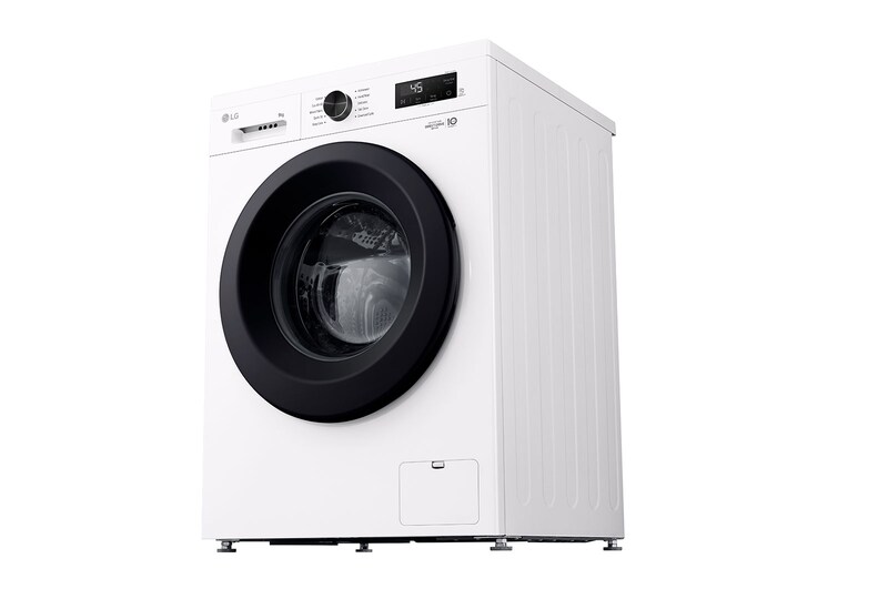 LG 9 kg Vaskemaskin(Essence White)- Steam, Energiklasse A, 6 Motion DD, Smart Diagnosis™ med Wi-Fi, F4X1009NWK