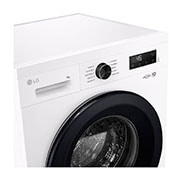 LG 9 kg Vaskemaskin(Essence White)- Steam, Energiklasse A, 6 Motion DD, Smart Diagnosis™ med Wi-Fi, F4X1009NWK