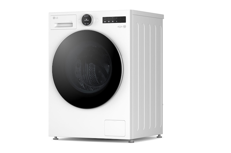 LG 11 kg Vaskemaskin(Essencwe White) - Energiklasse A, LCD-panel, Auto Dose, TurboWash360™, AI DD™, Smart Diagnosis™ med Wi-Fi, F4X7511TWS