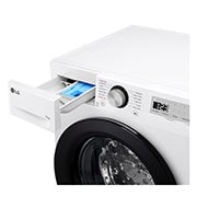 LG 11 kg Vaskemaskin(Hvid) - Steam, Energiklasse A, AI DD™ och Smart Diagnosis™, F4Y5EYP6W0F