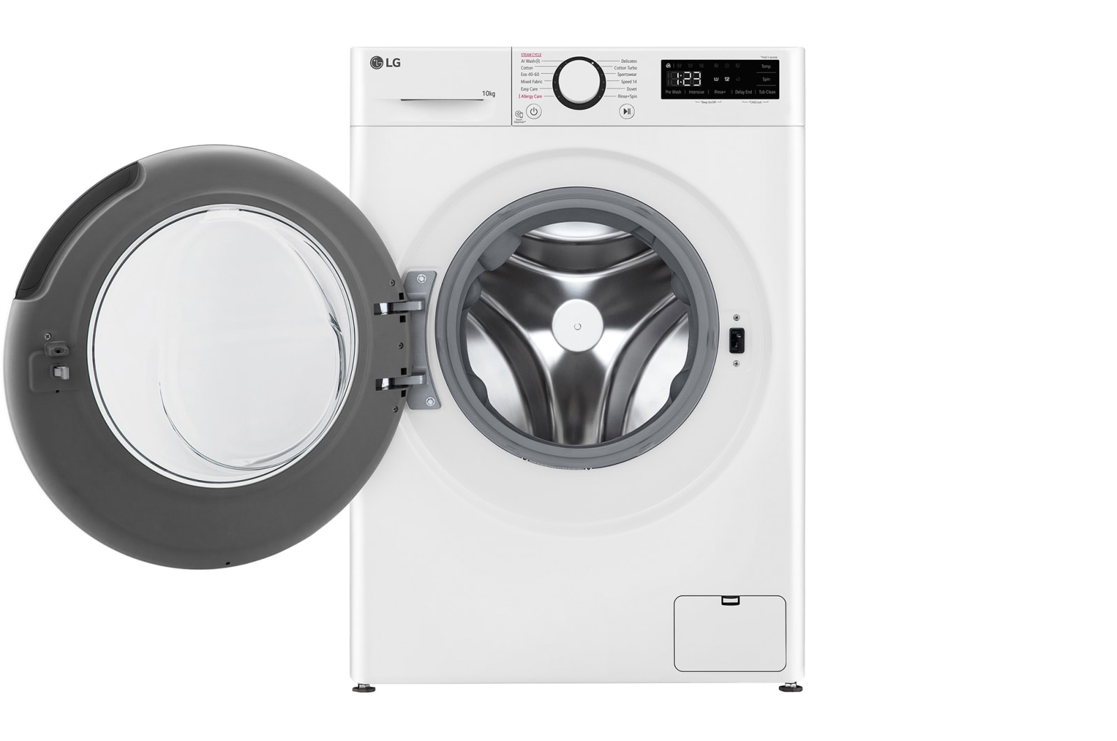 LG 10 kg Vaskemaskin(Hvid) - Steam, Energiklasse A, AI DD™, Smart Diagnosis™ , F4Y5RYP3W