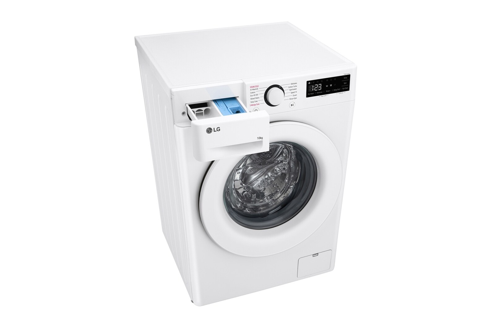 LG 10 kg Vaskemaskin(Hvid) - Steam, Energiklasse A, AI DD™, Smart Diagnosis™ , F4Y5RYP3W