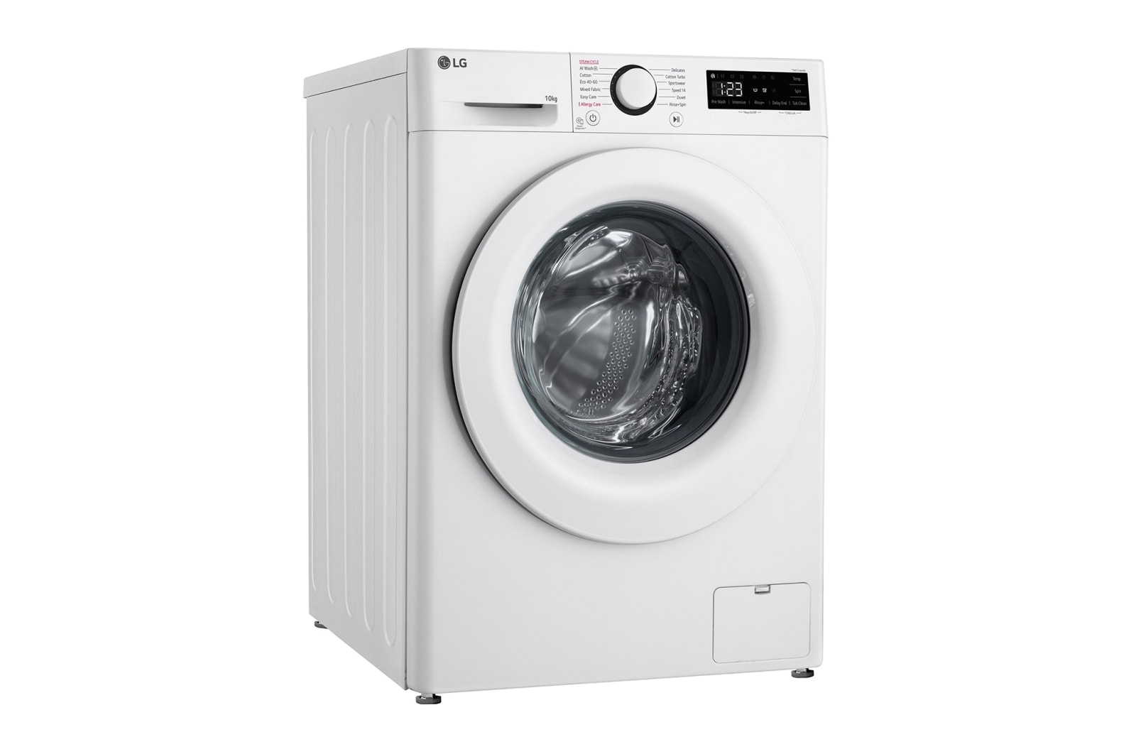 LG 10 kg Vaskemaskin(Hvid) - Steam, Energiklasse A, AI DD™, Smart Diagnosis™ , F4Y5RYP3W