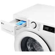 LG 10 kg Vaskemaskin(Hvid) - Steam, Energiklasse A, AI DD™, Smart Diagnosis™ , F4Y5RYP3W