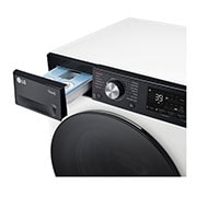 LG 11 kg Vaskemaskin(Hvid) - Auto Dose, Steam, Energiklasse A, TurboWash360™, AI DD™, Smart Diagnosis™ med Wi-Fi, FV94ENS2BA