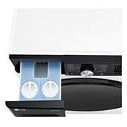 LG 11 kg Vaskemaskin(Hvid) - Auto Dose, Steam, Energiklasse A, TurboWash360™, AI DD™, Smart Diagnosis™ med Wi-Fi, FV94ENS2BA