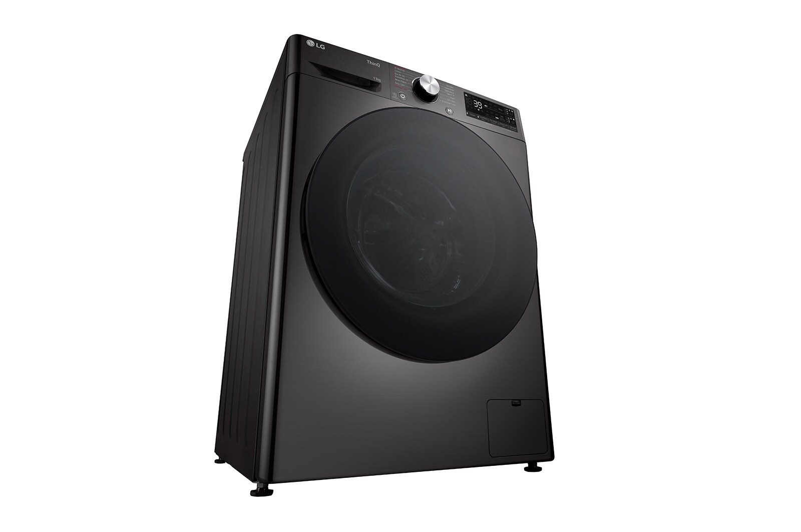 LG 11 kg Vaskemaskin(Sort) - Auto Dose, Steam, Energiklasse A, TurboWash360™, AI DD™, Smart Diagnosis™ med Wi-Fi, FV94ENS2QA