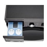 LG 11 kg Vaskemaskin(Sort) - Auto Dose, Steam, Energiklasse A, TurboWash360™, AI DD™, Smart Diagnosis™ med Wi-Fi, FV94ENS2QA