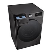 LG 11 kg Vaskemaskin(Sort) - Auto Dose, Steam, Energiklasse A, TurboWash360™, AI DD™, Smart Diagnosis™ med Wi-Fi, FV94ENS2QA