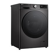 LG 11 kg Vaskemaskin(Sort) - Auto Dose, Steam, Energiklasse A, TurboWash360™, AI DD™, Smart Diagnosis™ med Wi-Fi, FV94ENS2QA