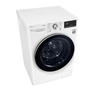 LG 10.5 kg Vaskemaskin(Hvid) - Auto Dose, Steam, Energiklasse A, TurboWash360™, AI DD™, Smart Diagnosis™ med Wi-Fi, FV96JNS2QA