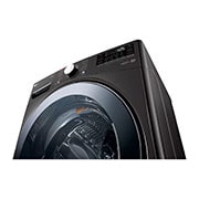 LG 20 kg Tvättmaskin(Svart) - Energiklass B, Steam, TurboWash™, AI DD™, Smart Diagnosis™ med Wi-Fi, FVB20NS2TE