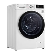 LG 10.5 kg / 7 kg Kombineret vaskemaskine/tørretumbler(Hvid) - Steam, Energiklasse E, TurboWash™, AI DD™, Smart Diagnosis™ med Wi-Fi, K4DV710H2W